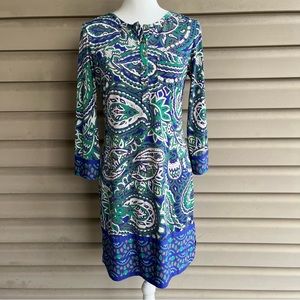 •Ali Ro• Paisley Patterned Shift Dress - Size 6